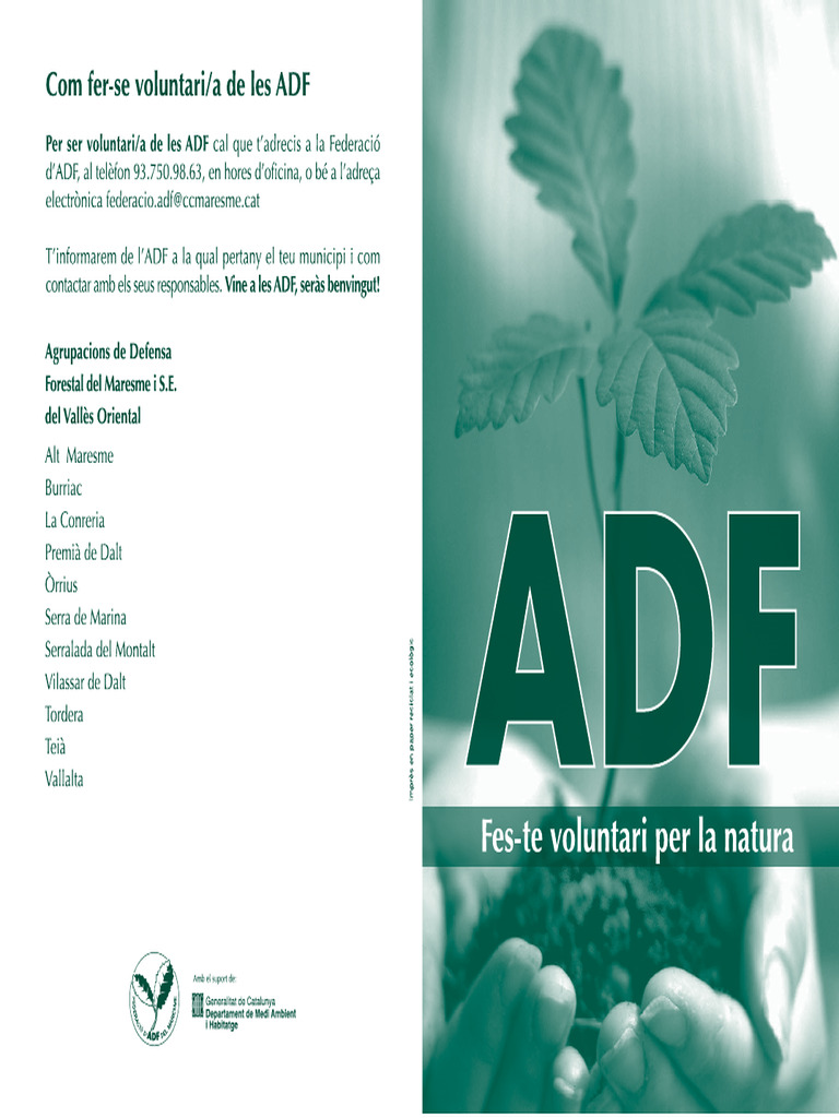Diptic voluntaris ADF | PDF
