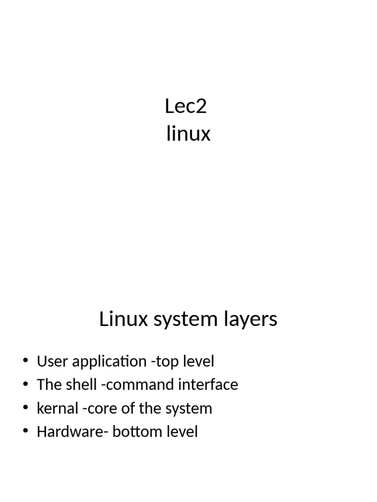 Understanding Linux System Layers and Shell | PDF