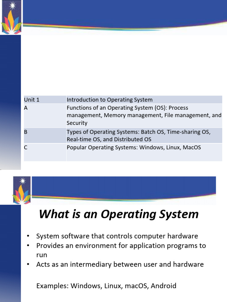 Unit 2_T1 | PDF | Operating System | Computer File
