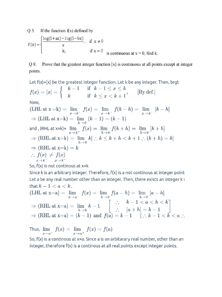 Maths Imp Ques Diff | PDF