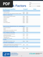 FRAT Falls Risk Assessment Tool Guide | PDF | Risk | Clinical Medicine
