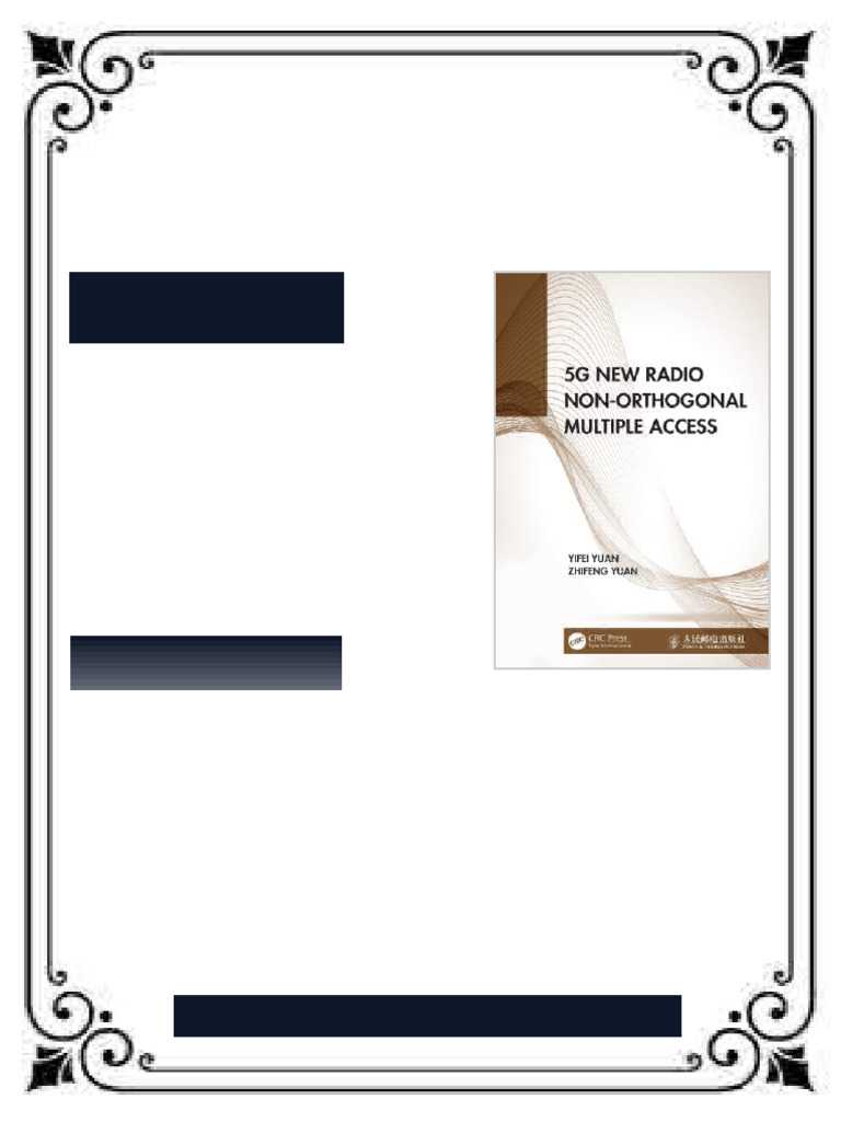 5G New Radio Non-Orthogonal Multiple Access 1st Edition Yifei Yuan ...