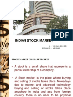 Indian Stock Market: By: - Vishal K. Bakhedi ENROLL NO: - MB104620