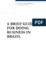 A Brief Guide For Doing Business in Brazil: C, M, T & D