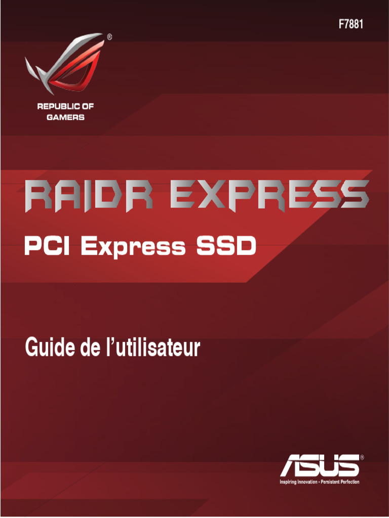 Guide d'utilisation de la carte RAIDR Express | PDF | Mémoire flash ...