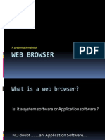 Web Browser: A Presentation About