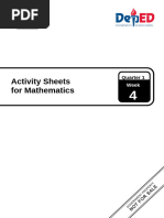 Grade 2 Math Activity Sheets Week 2 | PDF | Copyright
