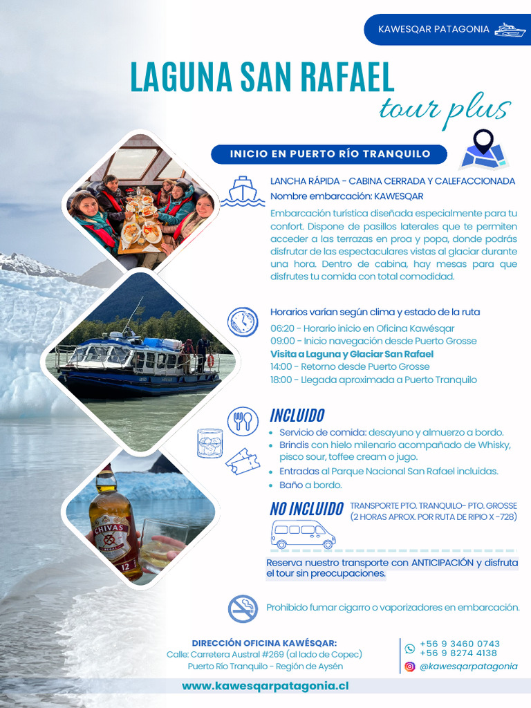 Laguna San Rafael Tour Plus | PDF