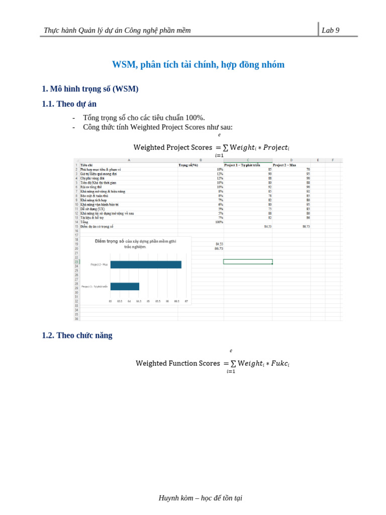 WSM, Phân Tích Tài Chính, H P Đ NG Nhóm | PDF