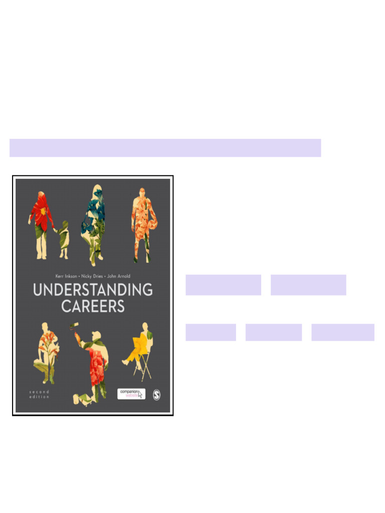 Understanding Careers Metaphors of Working Lives Kerr Inkson & Nicky ...