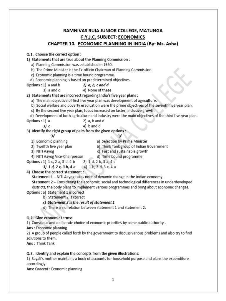Economic Planning in India Overview | PDF | Economic Growth | Budget
