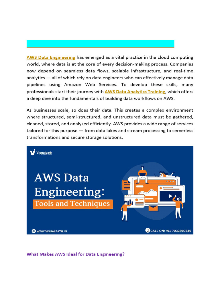 AWS Data Engineering Course - AWS Data Engineering Training | PDF ...
