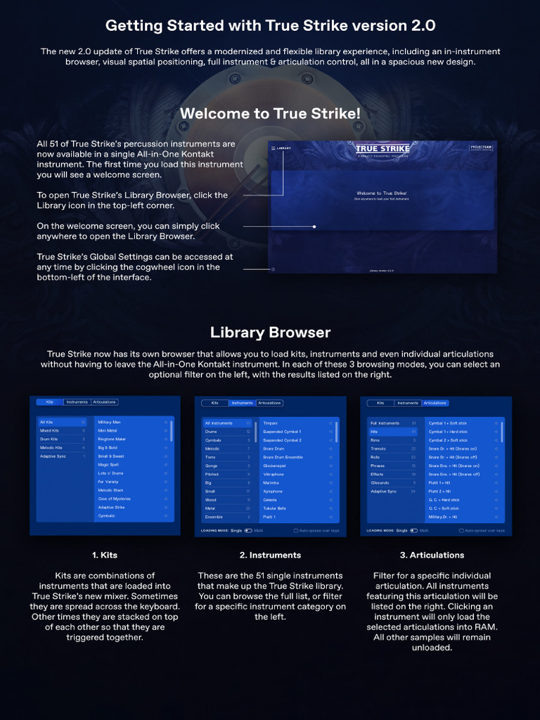 Getting Started With True Strike Version 2.0 | PDF