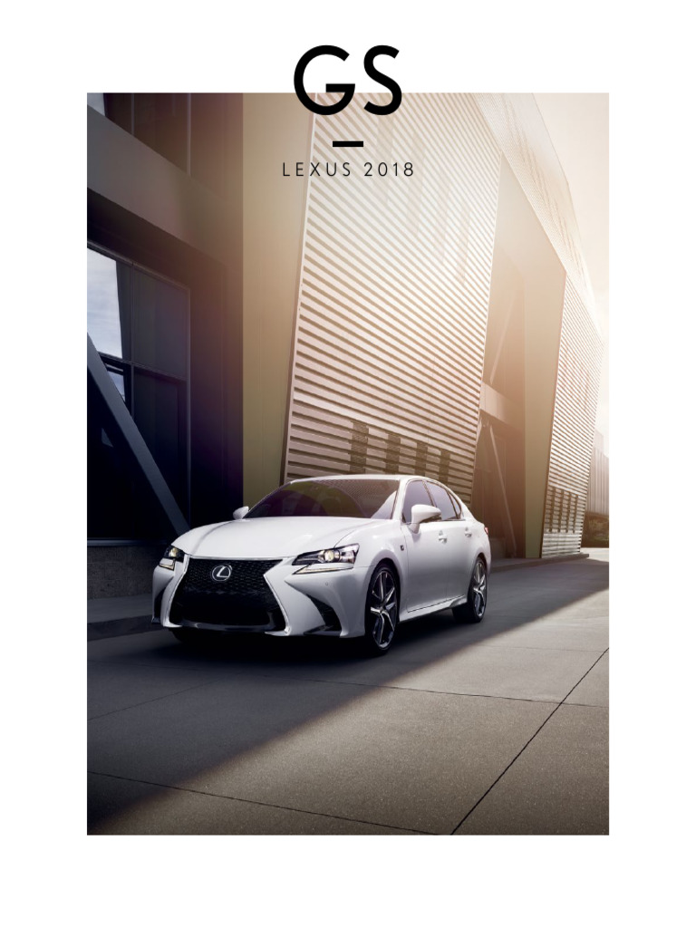2018 Lexus GS Performance Overview | PDF | Automotive Industry | Land ...