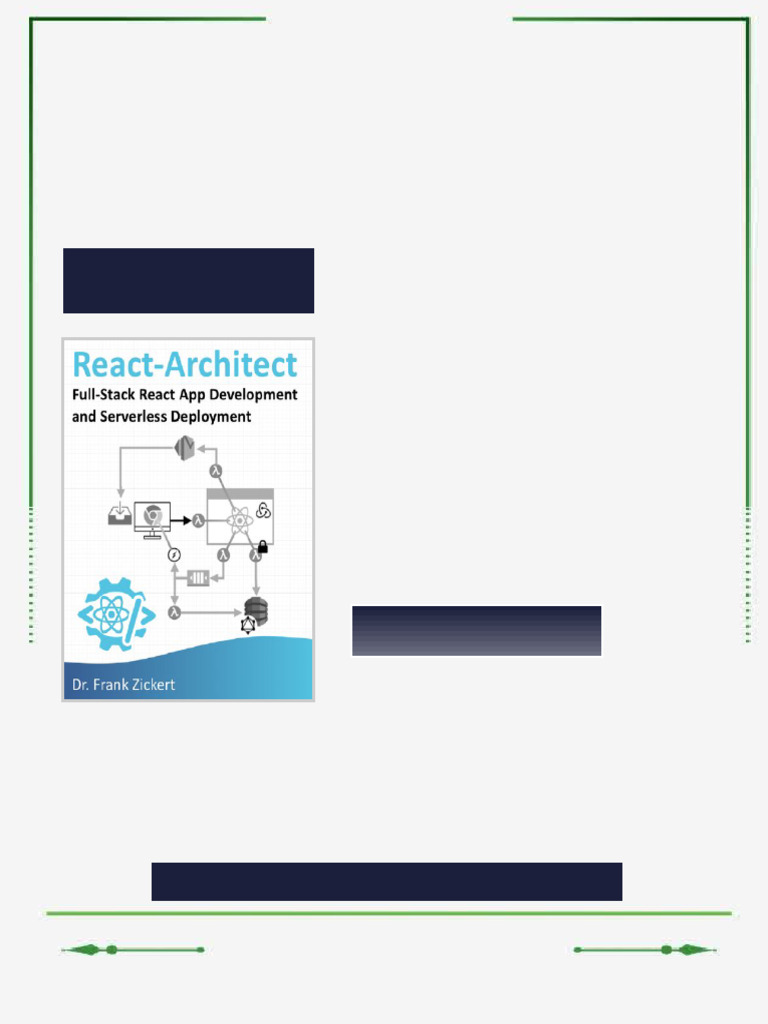 React Architect Full Stack React App Development and Serverless ...