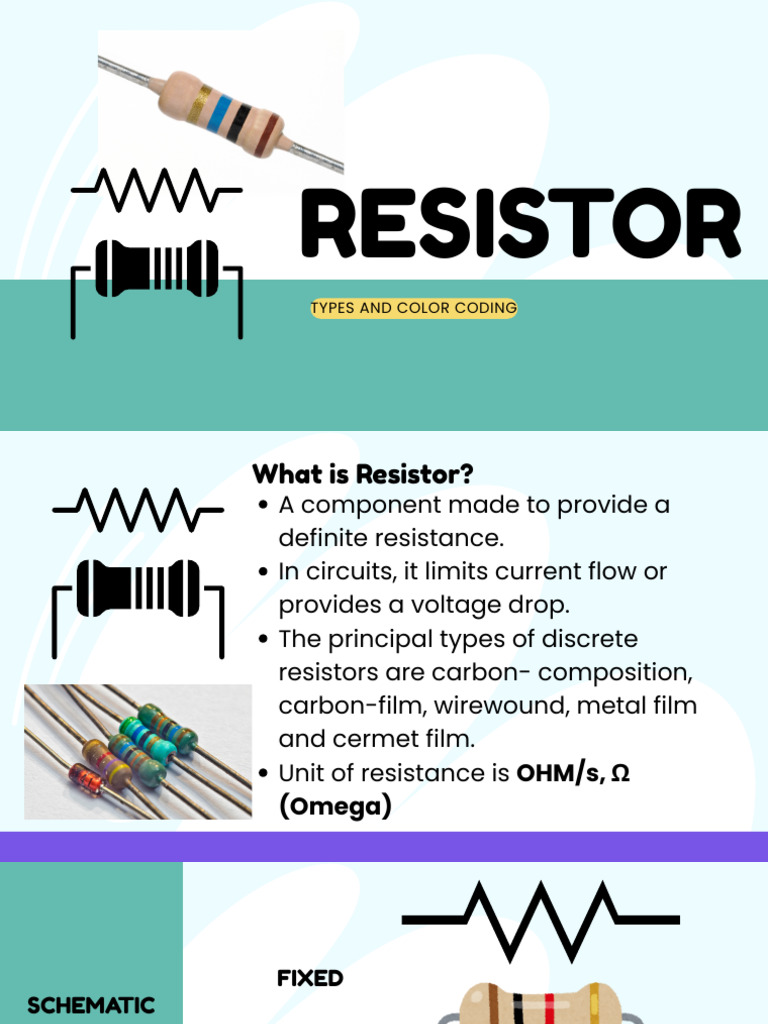 Resistor Types and Color Coding | PDF | Resistor | Electricity