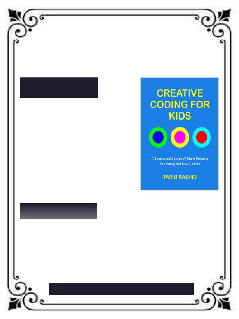 Creative Coding for Kids A Structured Course of Short Projects for ...