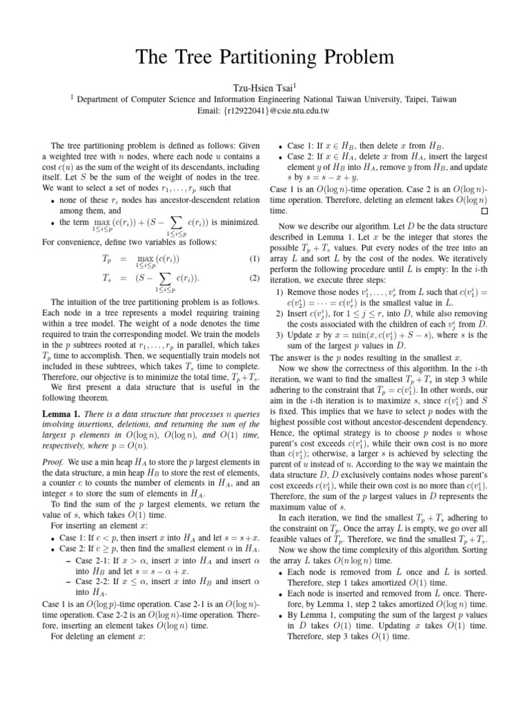 Tree_paritioning_problem_in_O_nlogn__time The intuition of the tree ...