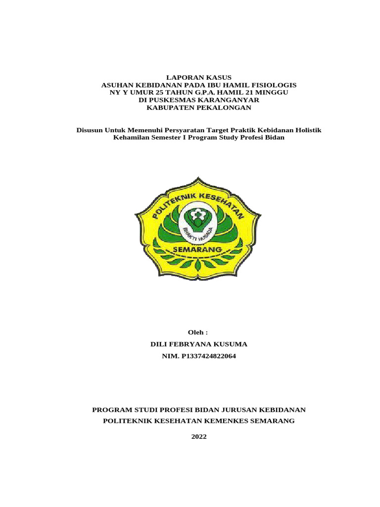 LK 2 Kehamilan TM II - Dili Febryana | PDF