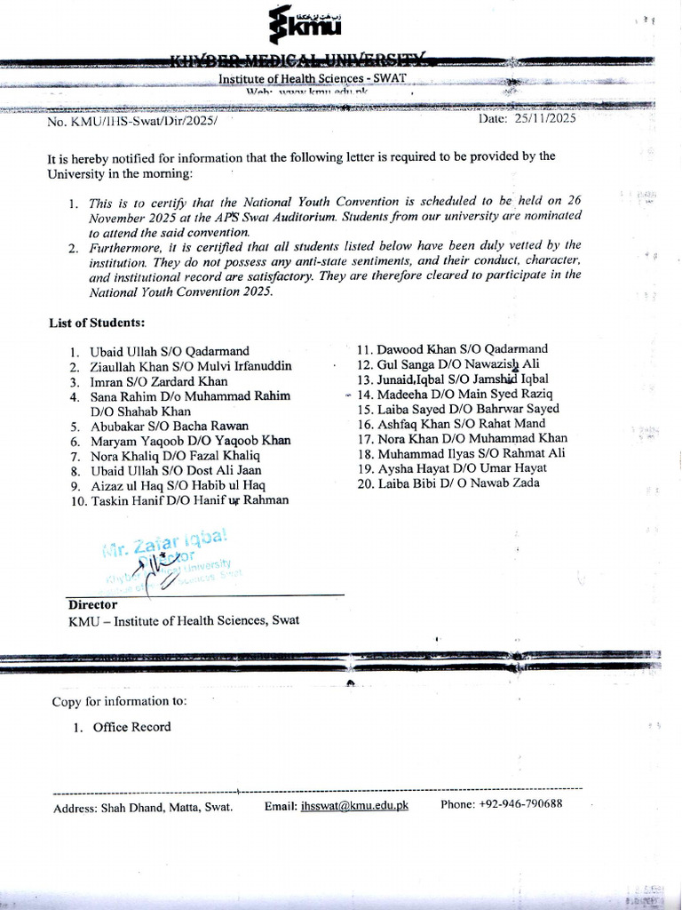 Notification | PDF