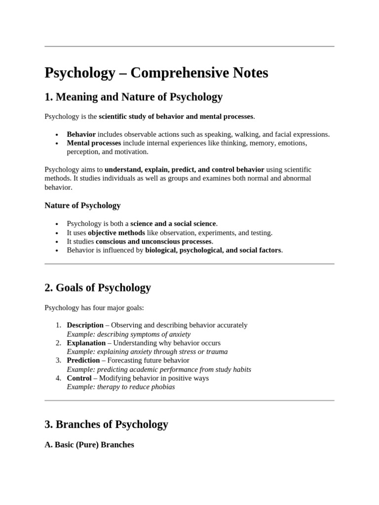 Psych 101 | PDF | Psychology | Mental Disorder