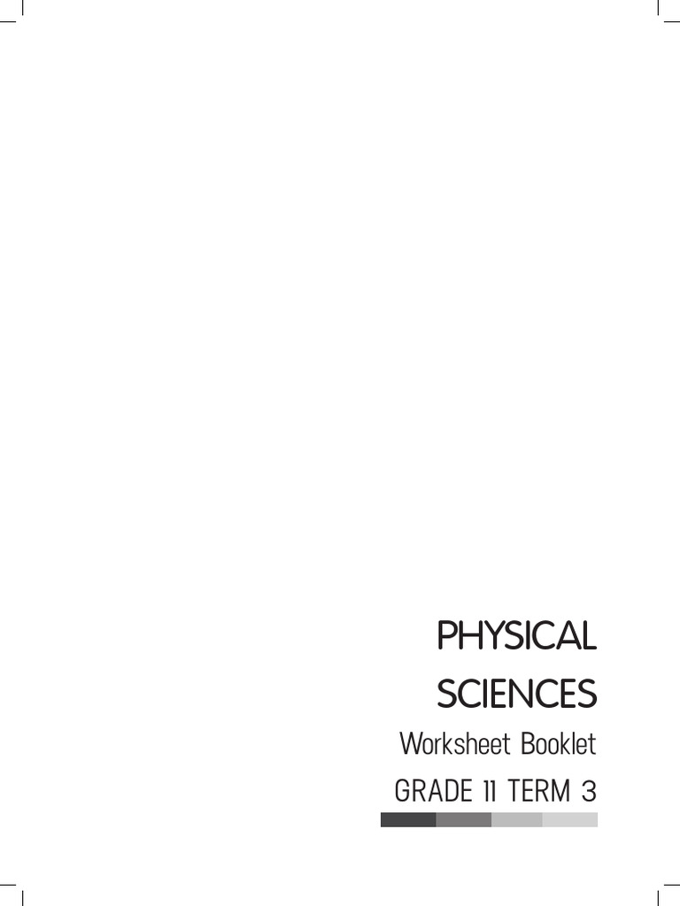 Grade 11 Physical Sciences Electrostatics Worksheet | PDF ...
