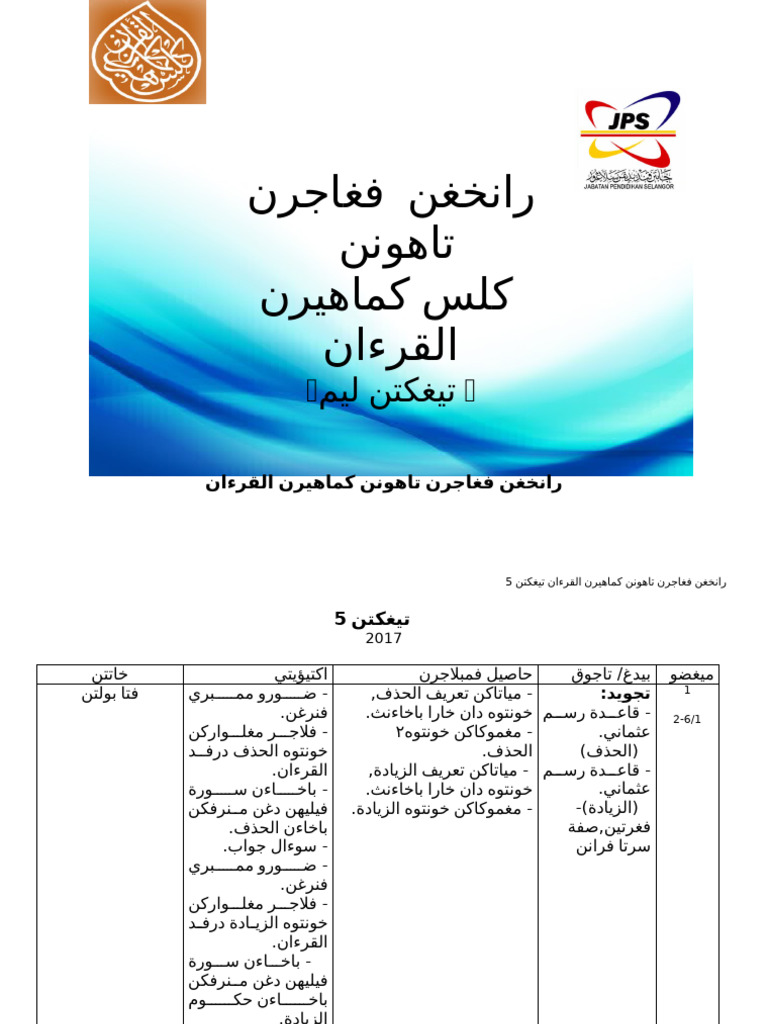 RPT KKQ T5 | PDF