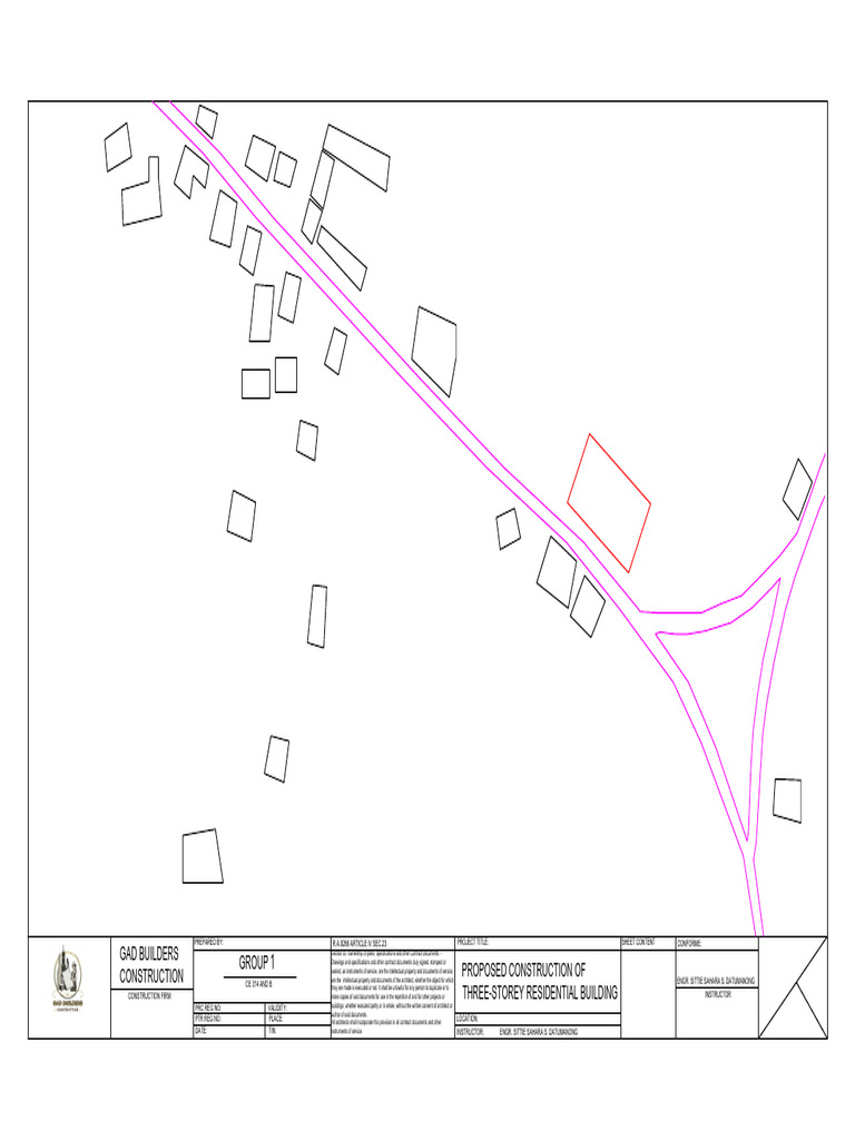 Proposed Three-Storey Residential Building | PDF
