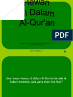 Mengenal Binatang Dalam Al-Quran