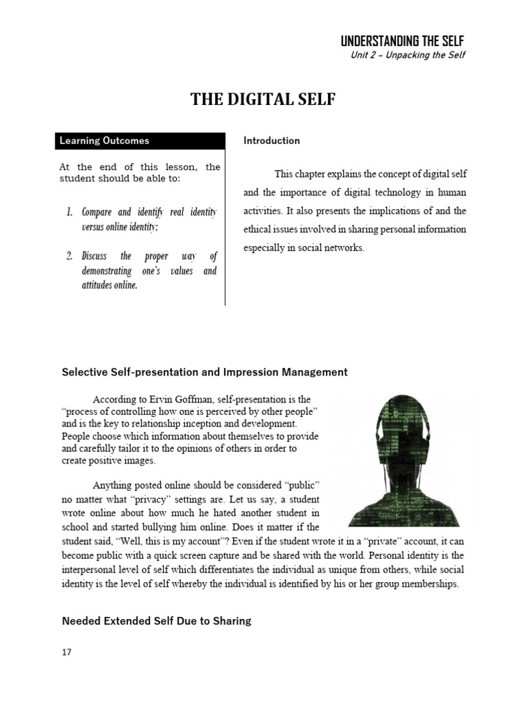 Exploring Digital Self and Identity | PDF | Gender | Gender Studies