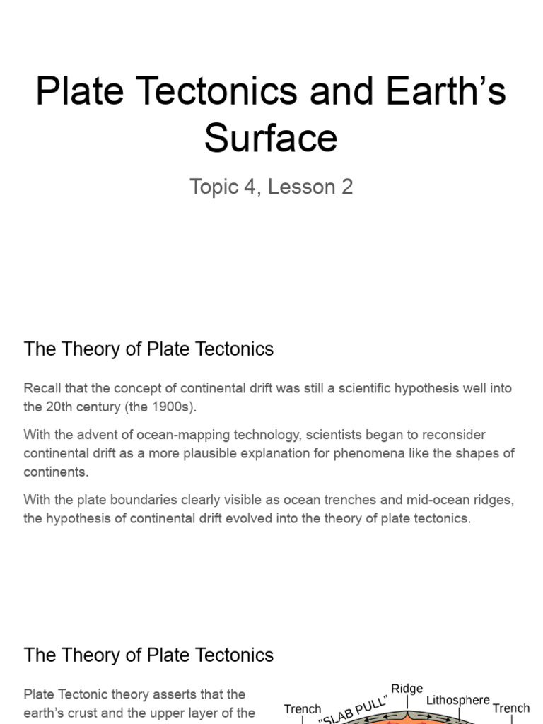 Understanding Plate Tectonics Basics | PDF | Plate Tectonics | Crust ...