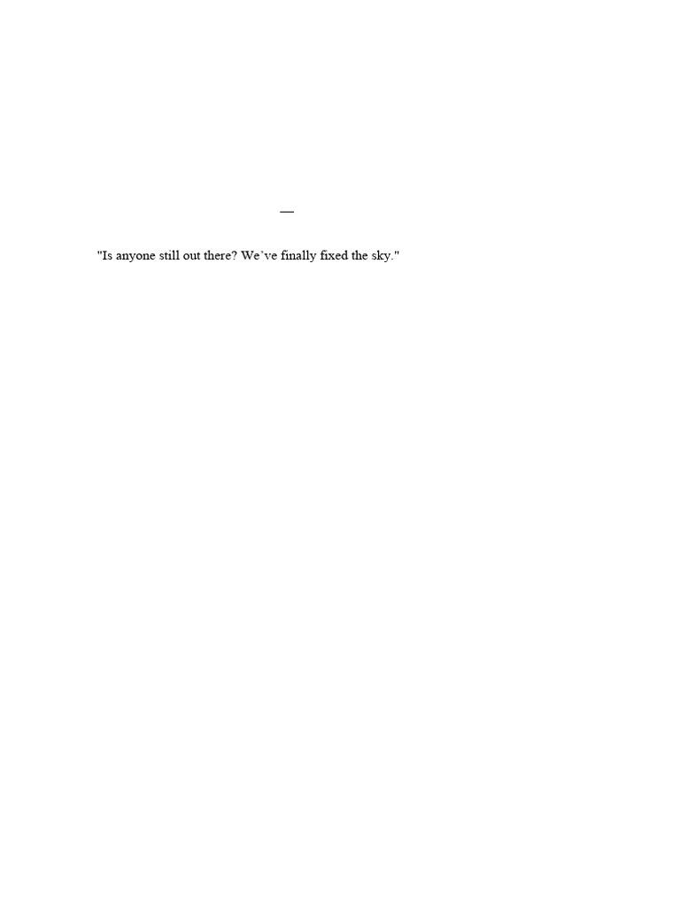 Signal in the Static | PDF
