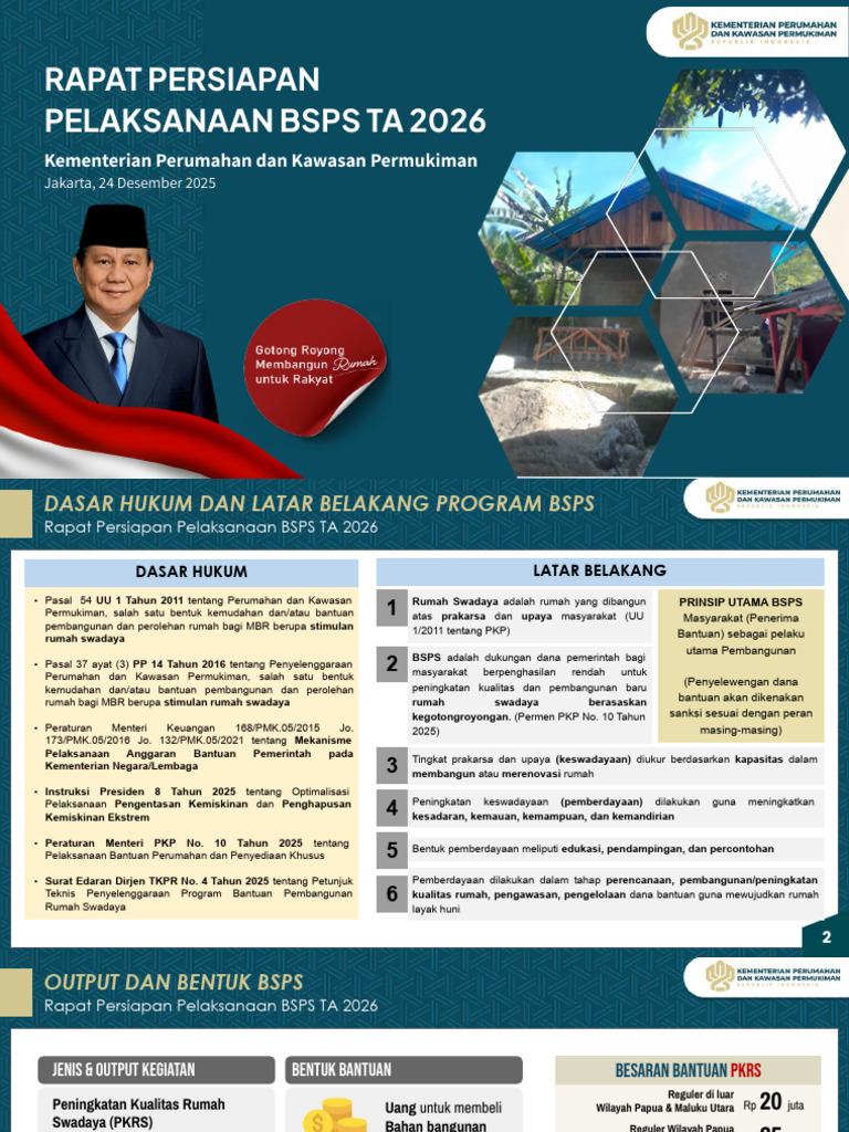 Rapat Persiapan BSPS 2026 Jakarta | PDF
