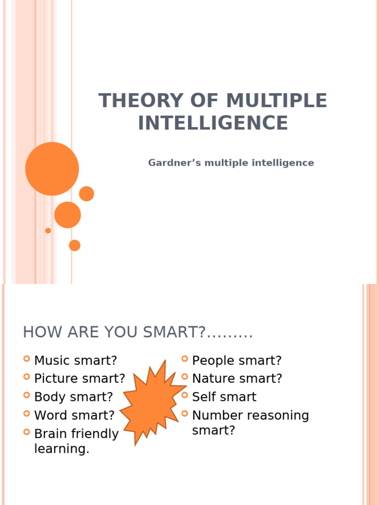 Understanding Multiple Intelligences Theory | PDF | Intelligence ...