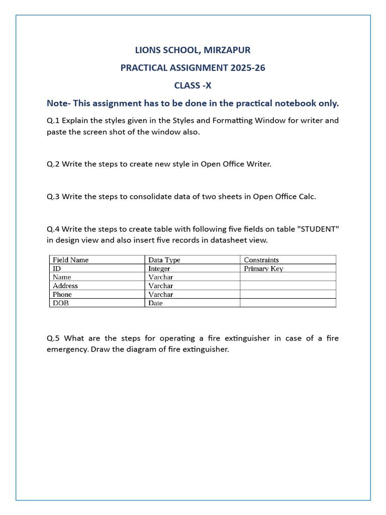 Practical Assignemt X 2025-26 | PDF
