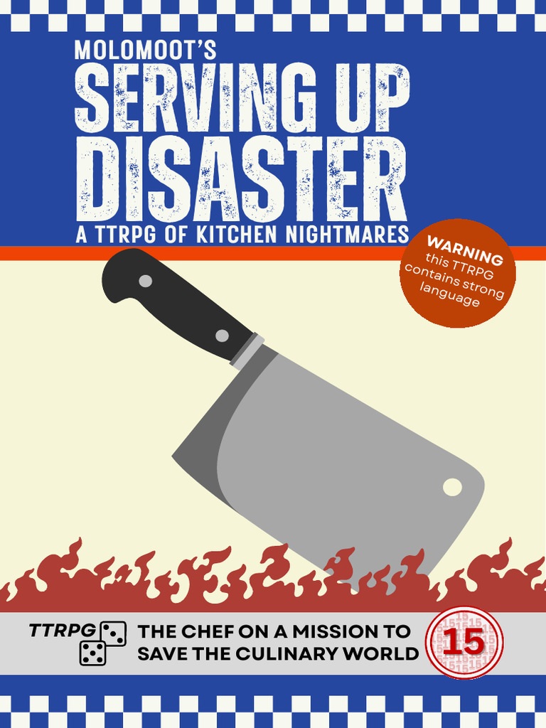 TTRPG: Serving Up Culinary Nightmares | PDF | Chef | Menu