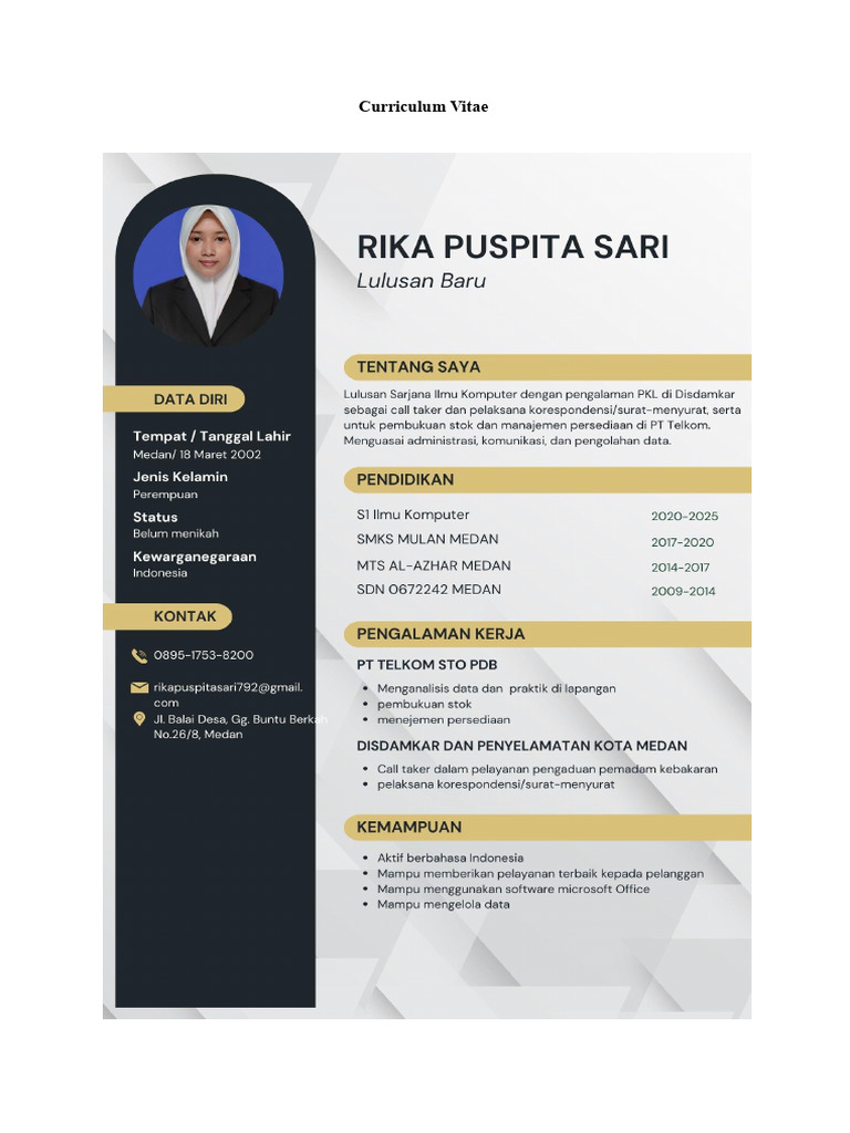 CV Rika | PDF