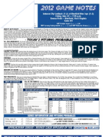 Bluefield Blue Jays Game Notes 6-22