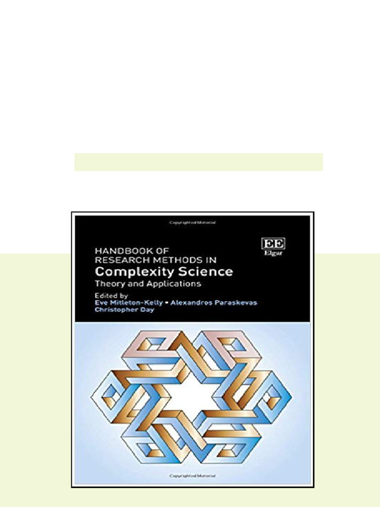 (eBook PDF) Handbook of Research Methods in Complexity Science: Theory ...