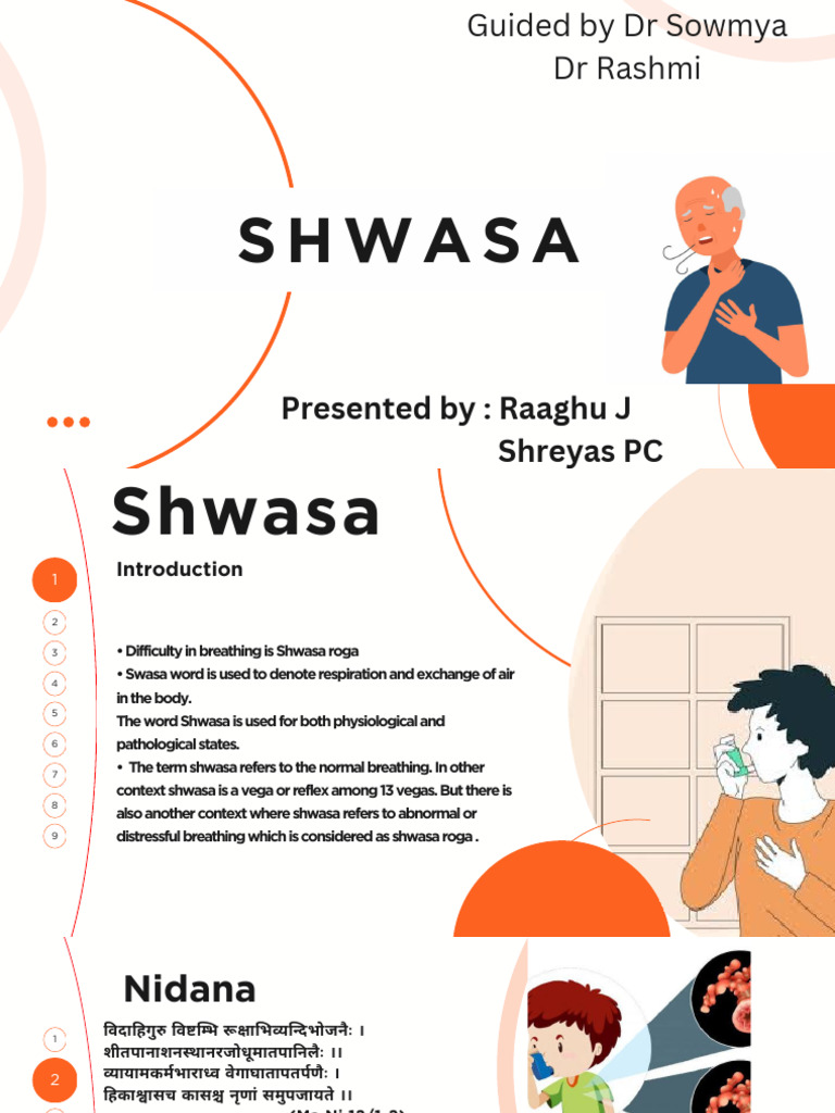 Shwasa_presentation_20240912_095541_0000 | PDF | Breathing | Diseases ...