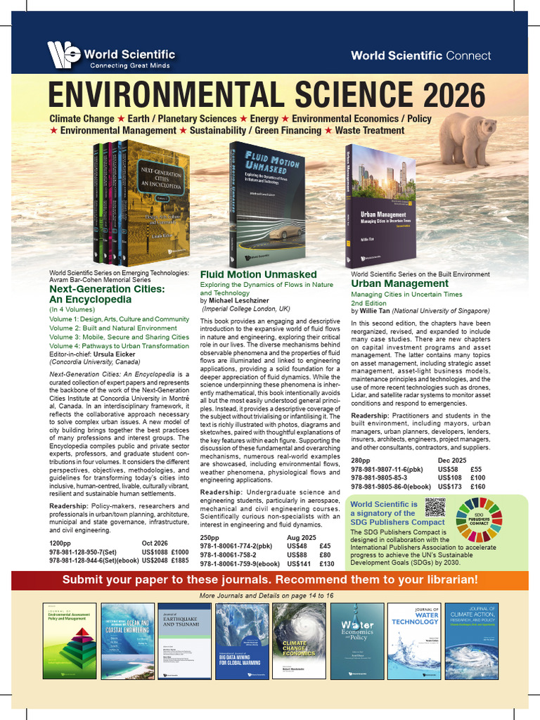 World Scientific's Sustainable Development Initiatives | PDF | Science ...