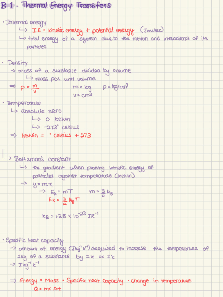 Thermal Energy Transfer Concepts | PDF | Temperature | Heat