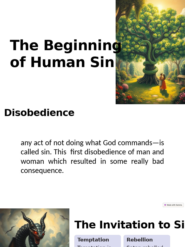 The-Beginning-of-Human-Sin | PDF