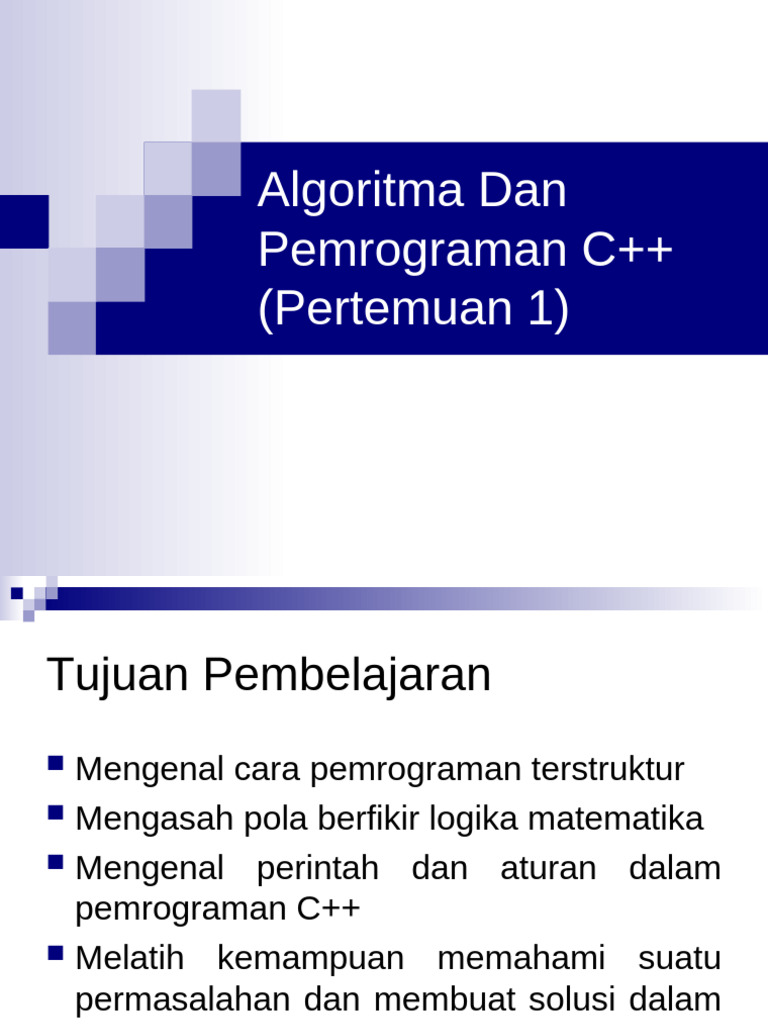 Panduan Pemrograman C++ Dasar | PDF
