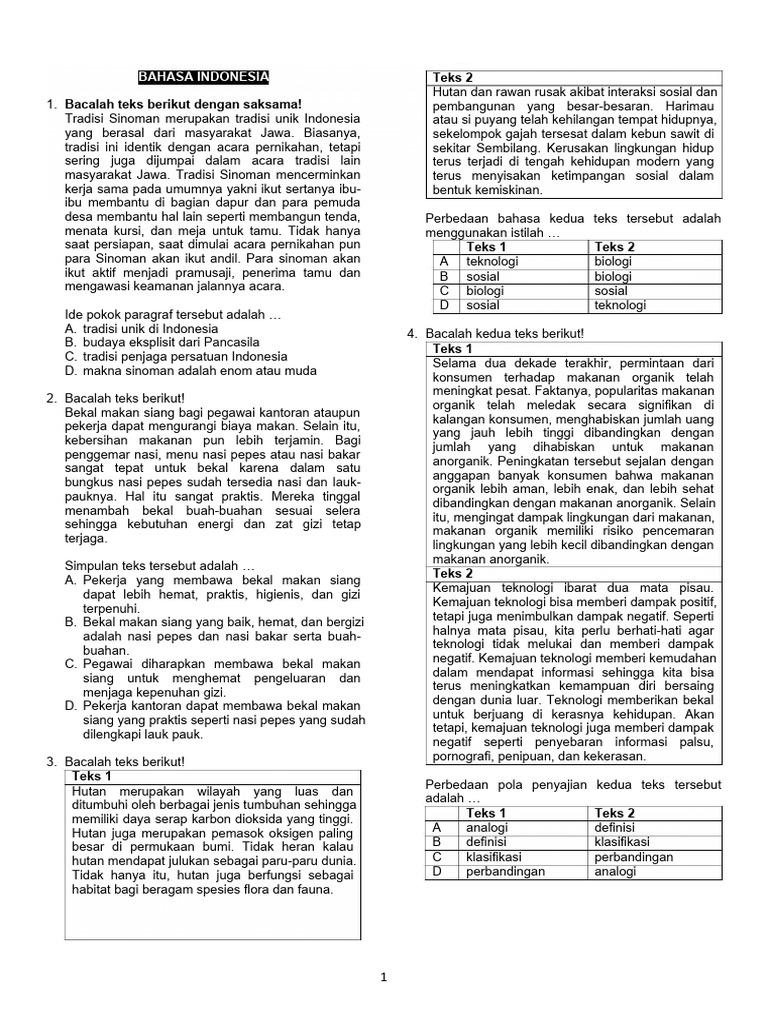 Tradisi Sinoman dan Dampak Lingkungan | PDF
