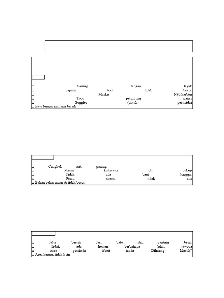 4 Checklist Ready | PDF