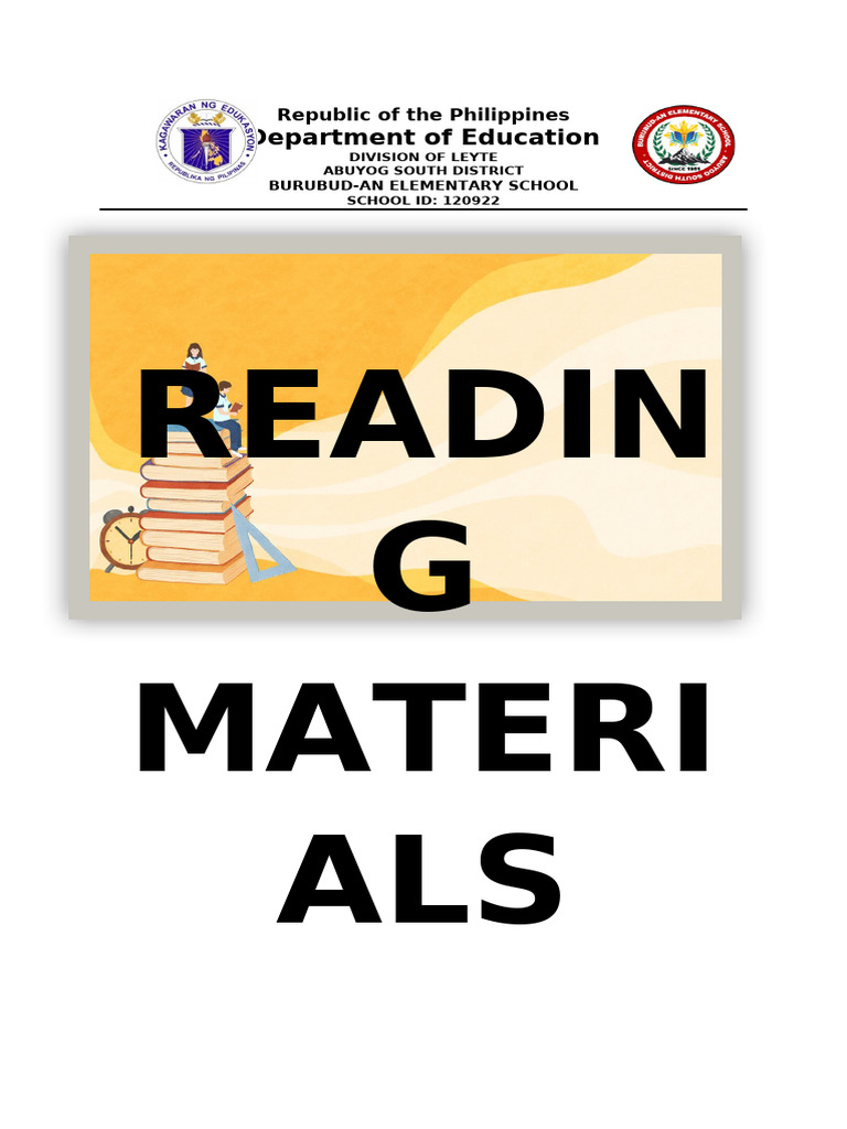 Reading Materials for Kinder-Rose Class | PDF
