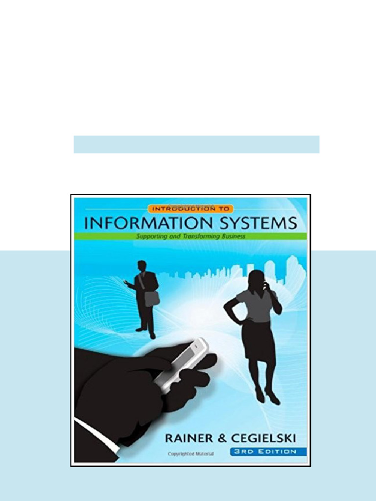 (eBook PDF) Introduction to Information Systems 3rd Edition digital ...