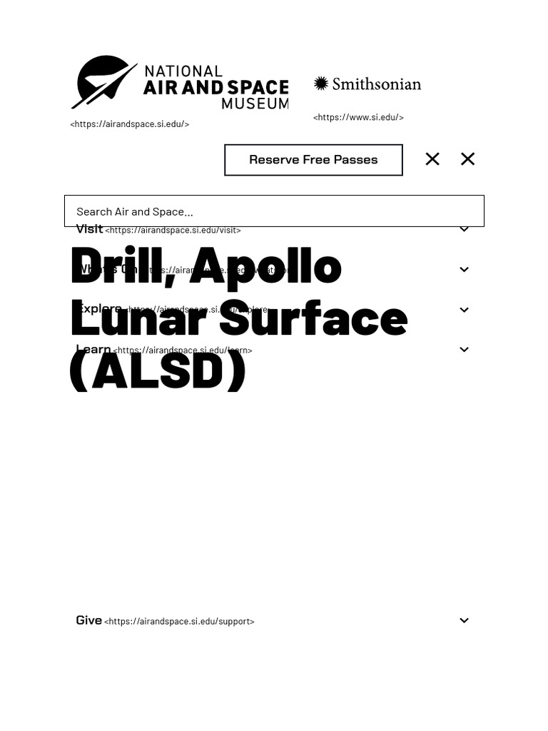 Apollo Lunar Surface Drill Overview | PDF | Moon | Apollo Program