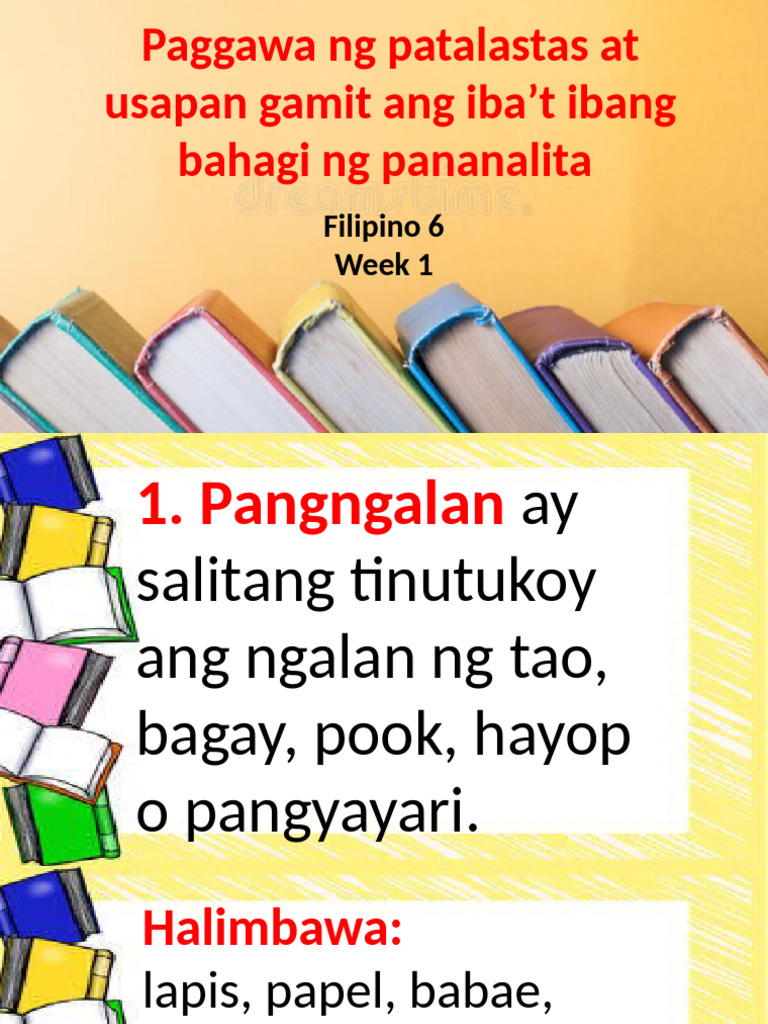 Week 1 Filipino | PDF